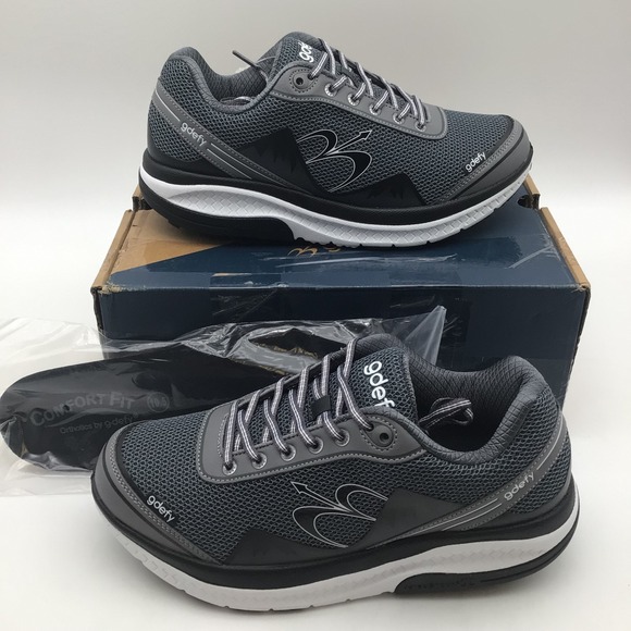 Gravity Defyer Shoes - Gravity‎ Defyer G-DEFY Mighty Walk Gray Womens Size 10.5 Sneakers TB9024FGS NEW